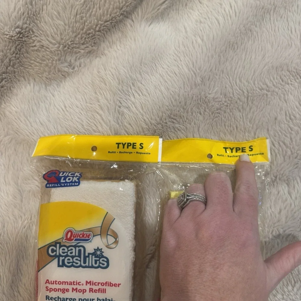 Quickie clean results Automatic Sponge Mop Refill Type S Microban X2 Old Stock